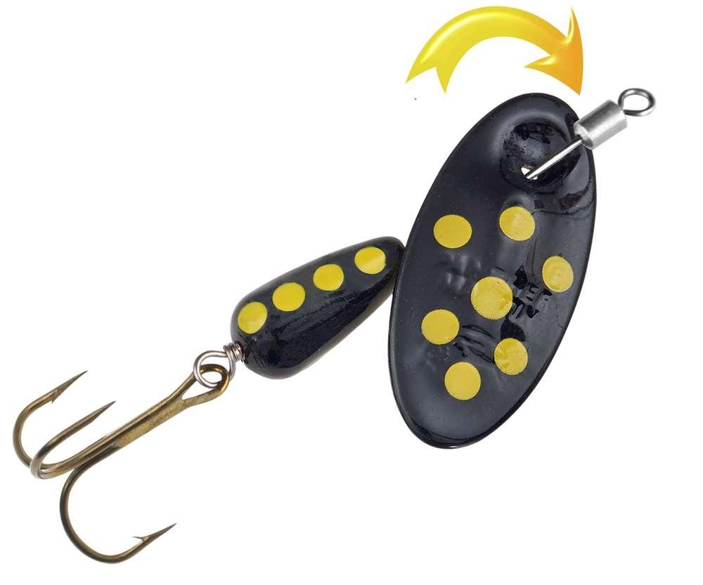 Panther Martin InLine SWIVEL Spotted Black 