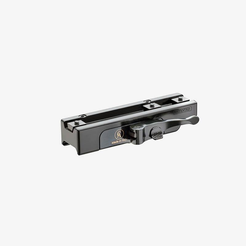 Contessa QR Mount Simple Black Picatinny LDS for Zeiss/Leica/Docter/Schmidt and Bender