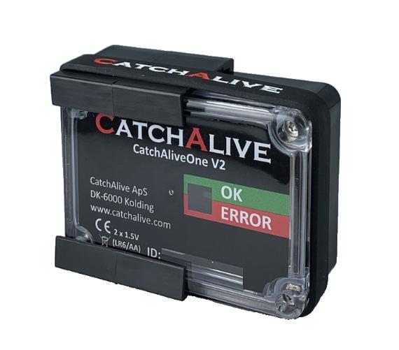 CatchAliveOne V2 Fellealarm, inkludert 1 år abonnement!
