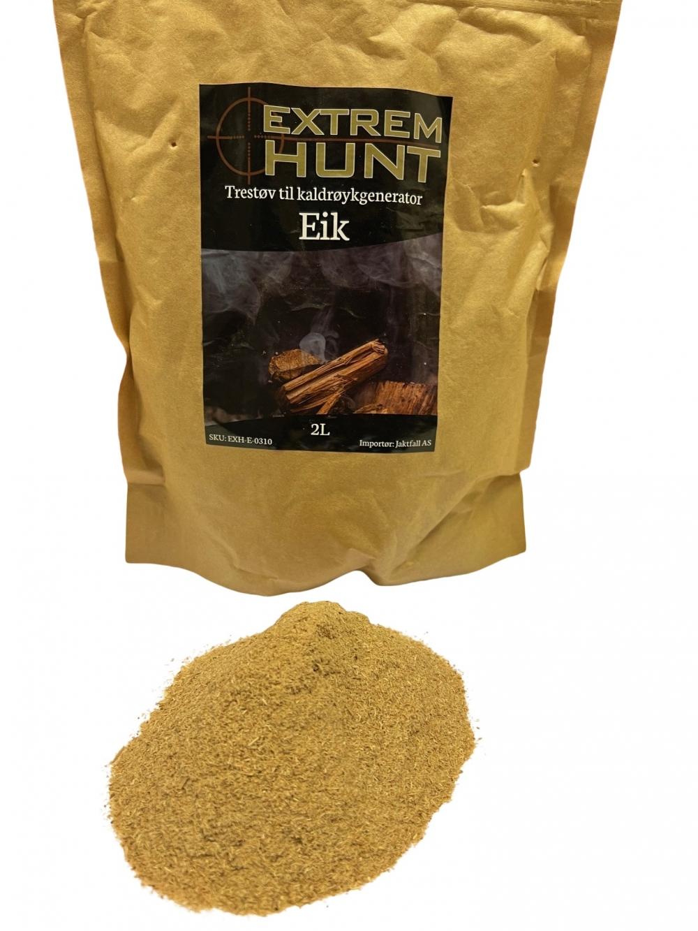 Extremhunt premium trestøv av Eik 2 liter (0.3-1mm)