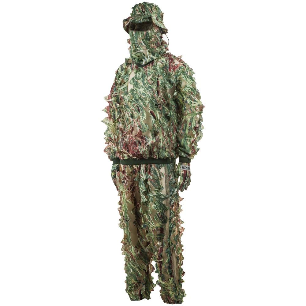 X3M1 3D Løvcamo, Kamuflasjesett, Løvskog/ Våtmark