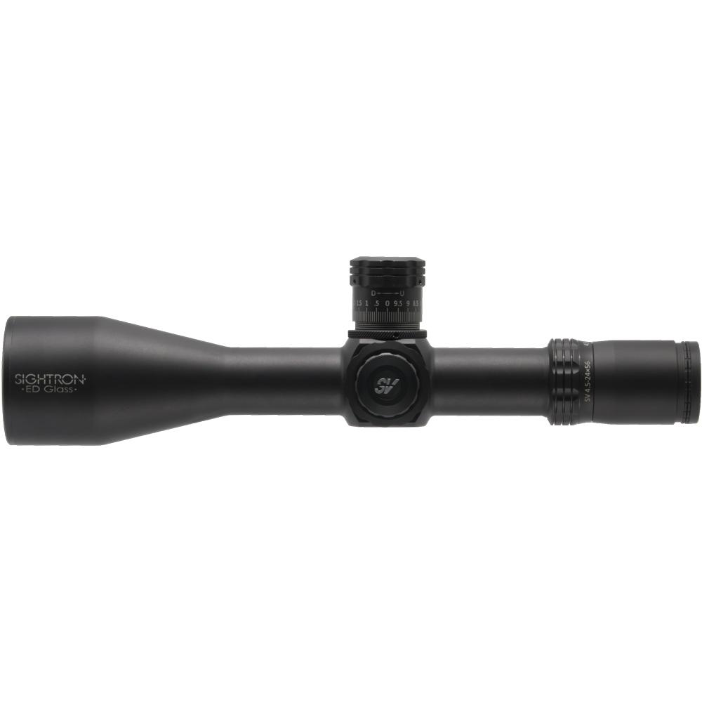 Sightron SVSSED 4.5-24x56 FFP ZeroStop Illuminated MilHash-H