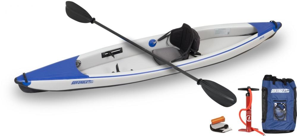 Sea Eagle RazorLite 393rl Oppblåsbar Kajakk, Pro Carbon Solo Package
