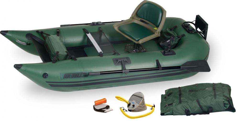 Sea Eagle 285 Rammeløs Pontongbåt, Oppblåsbar Fiskebåt, Pro Package